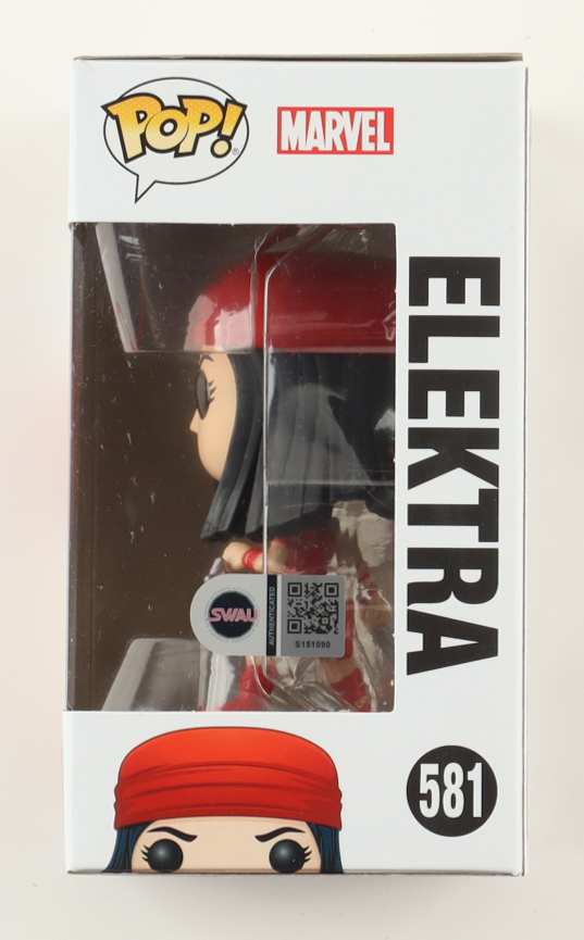 Jennifer Garner Signed "Marvel 80 Years" Elektra #581 Bobble-Head Funko Pop! Vinyl Figure (SWAU) at PristineAuction.com Jennifer Garner Signed "Marvel 80 Years" Elektra #581 Bobble-Head Funko Pop! Vinyl Figure (SWAU) at PristineAuction.com