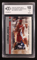 Lebron James 2003 Upper Deck Phenomenal Beginning #9 RC (BCCG 10) at PristineAuction.com