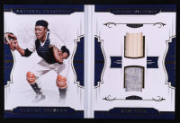 Elston Howard 2018 Panini National Treasures Legends Dual Materials Booklets Gold #3 #08/25 at PristineAuction.com