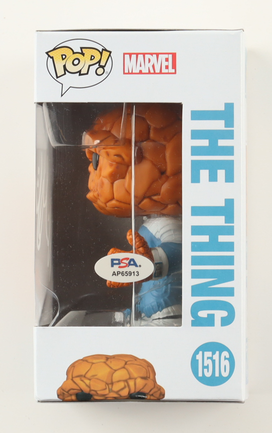 Michael Chiklis Signed "The Fantastic Four: First Steps" #1516 The Thing Bobble-Head Funko Pop! Vinyl Figure (PSA) at PristineAuction.com Michael Chiklis Signed "The Fantastic Four: First Steps" #1516 The Thing Bobble-Head Funko Pop! Vinyl Figure (PSA) at PristineAuction.com