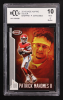 Patrick Mahomes II 2019 Sage Aspire Silver #ASP-PM-1 (BCCG 10) at PristineAuction.com