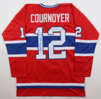 Yvan Cournoyer Signed Jersey Inscribed "HOF 1982" (JSA) at PristineAuction.com