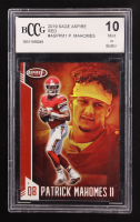 Patrick Mahomes II 2019 Sage Aspire Red #ASP-PM-1 (BCCG 10) at PristineAuction.com