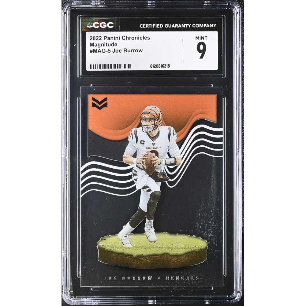 Joe Burrow 2022 Panini Chronicles Magnitude #5 (CGC 9) at PristineAuction.com