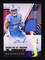 Amon-Ra St. Brown 2023 Zenith Z-Jersey Autographs #13 #28/99 at PristineAuction.com