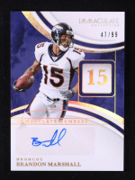 Brandon Marshall 2025 Immaculate Collection Immaculate Numbers Signatures #27 #47/99 at PristineAuction.com