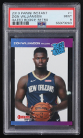 Zion Williamson 2019-20 Panini Instant '89 Rated Rookies #1 RC (PSA 9) at PristineAuction.com