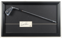 Arnold Palmer Signed Custom Framed Cut Display with Arnold Palmer Pro Staff iron (PSA) at PristineAuction.com