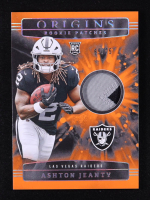 Ashton Jeanty 2025 Panini Origins Rookie Patches Orange #16 RC #65/75 at PristineAuction.com