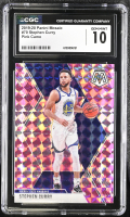 Stephen Curry 2019-20 Panini Mosaic Mosaic Pink Camo #70 (CGC 10) at PristineAuction.com