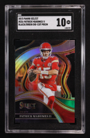 Patrick Mahomes II 2023 Panini Select Club Level Black/Green Die-Cut Prizm #226 (SGC 10) at PristineAuction.com