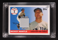 Mickey Mantle 2022 Yankees Jersey Fusion Game-Used Jersey Swatch Relic #JF-MM91 at PristineAuction.com