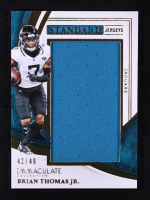 Brian Thomas Jr. 2025 Immaculate Collection Immaculate Standard Jerseys #34 #42/49 at PristineAuction.com
