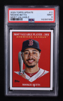 Mookie Betts 2025 Topps Update Most Valuable #MV11 (PSA 9) at PristineAuction.com