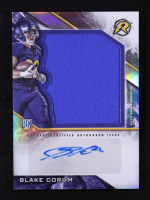 Blake Corum 2024 Topps Resurgence Resurgence Rookie Patch Autographs #RPABC RC at PristineAuction.com