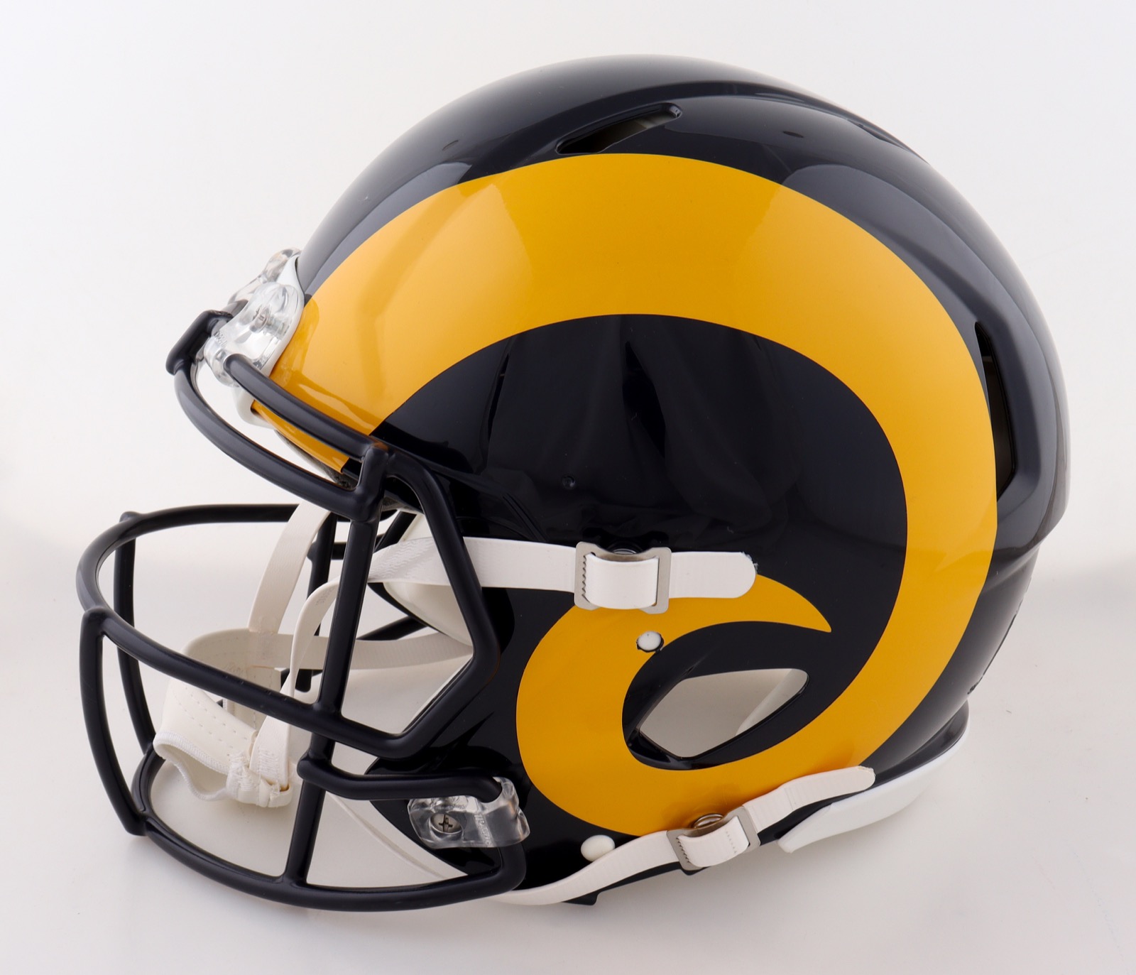 Eric Dickerson Signed Rams Full-Size Authentic Speed Helmet Inscribed "HOF 99" (Beckett) at PristineAuction.com Eric Dickerson Signed Rams Full-Size Authentic Speed Helmet Inscribed "HOF 99" (Beckett) at PristineAuction.com