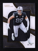 Maxx Crosby 2025 Immaculate Collection Clearly Immaculate Jerseys #20 #58/99 at PristineAuction.com