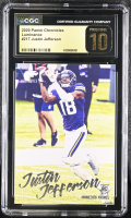 Justin Jefferson 2020 Panini Luminance CHRONICLES #217 RC (CGC 10 | Black Label) at PristineAuction.com