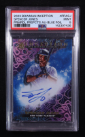 Spencer Jones 2023 Bowman Inception Primordial Prospects Autographs Blue Foil #PPASJ #20/75 (PSA 9) at PristineAuction.com