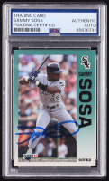 Sammy Sosa Signed 1992 Fleer #98 (PSA) at PristineAuction.com