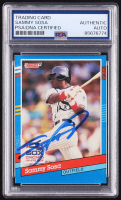 Sammy Sosa Signed 1991 Donruss #147 (PSA) at PristineAuction.com