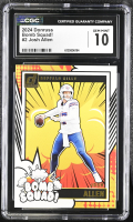 Josh Allen 2024 Donruss Bomb Squad #2 (CGC 10) at PristineAuction.com