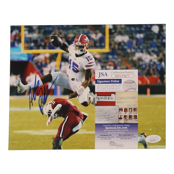 Anthony Richardson Signed Florida Gators 8x10 Photo (JSA) at PristineAuction.com Anthony Richardson Signed Florida Gators 8x10 Photo (JSA) at PristineAuction.com