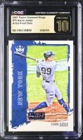 Aaron Judge 2021 Diamond Kings Artist Proof Blue #76 (CGC 10 | Black Label) at PristineAuction.com