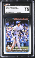 Shohei Ohtani 2024 Topps Update #US123 (CGC 10) at PristineAuction.com