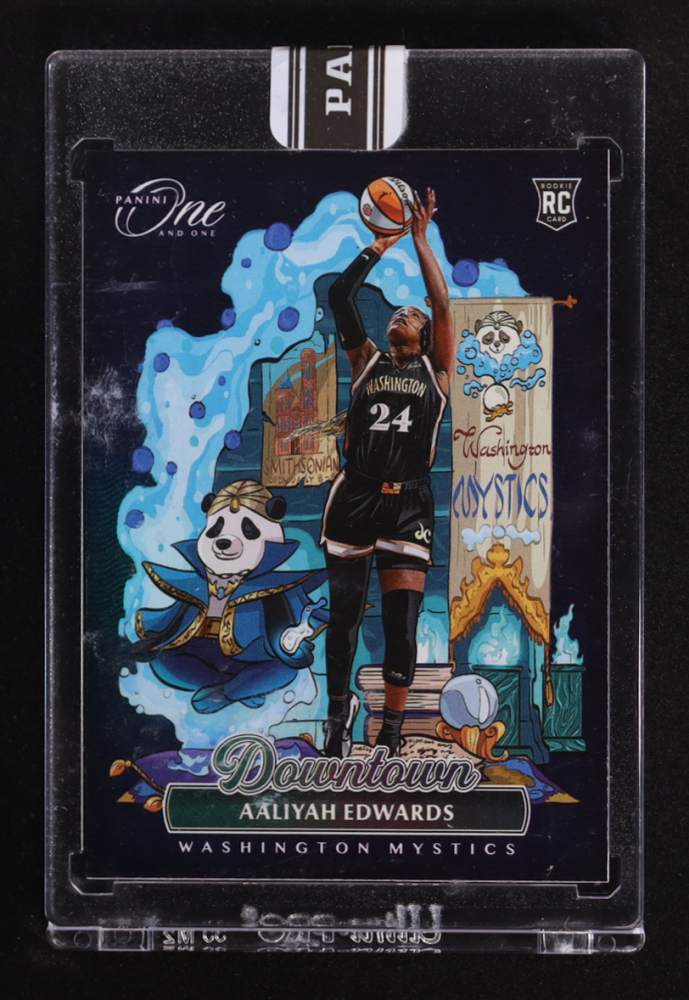 Aaliyah Edwards 2024-25 Panini Instant Rookie Royalty WNBA One and One Downtown #10 RC