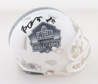Brian Urlacher Signed Salute to Service Alternate Hall of Fame Logo Speed Mini Helmet Inscribed "HOF 18" (JSA) at PristineAuction.com