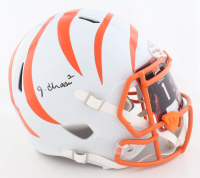 Ja'Marr Chase Signed Bengals Full-Size Speed Helmet with Custom Visor (Beckett & Chase) at PristineAuction.com