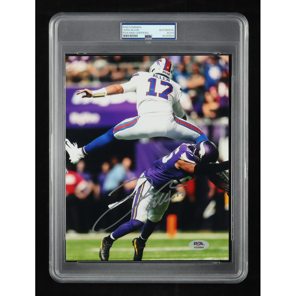 Josh Allen Signed Bills 8x10 Photo (PSA) at PristineAuction.com
