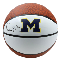Dusty May Signed Michigan Wolverines Logo Basketball (JSA) at PristineAuction.com