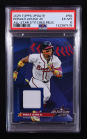 Ronald Acuna Jr. 2025 Topps Update All-Star Stitches Relics #ASRA (PSA 6) at PristineAuction.com