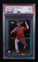 Josh Hader 2025 Topps Chrome Logofractor Aqua Refractors #295 #057/199 (PSA 9) at PristineAuction.com