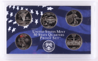 2007 United States Mint State Quarter Proof Set with (5) Coins at PristineAuction.com