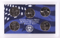 2001 United States Mint State Quarter Proof Set with (5) Coins at PristineAuction.com