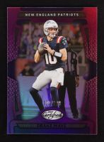 Drake Maye 2025 Certified Mirror Purple #67 #133/299 at PristineAuction.com