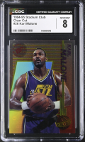 Karl Malone 1994-95 Stadium Club Clear Cut #26 (CGC 8) at PristineAuction.com