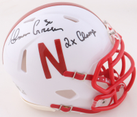 Ahman Green Signed Nebraska Cornhuskers Speed Mini Helmet Inscribed "2x Champ" (JSA) at PristineAuction.com