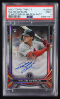 Nolan Gorman 2023 Topps Tribute League Inauguration Autographs #LIANG RC #27/99 (PSA 9) at PristineAuction.com