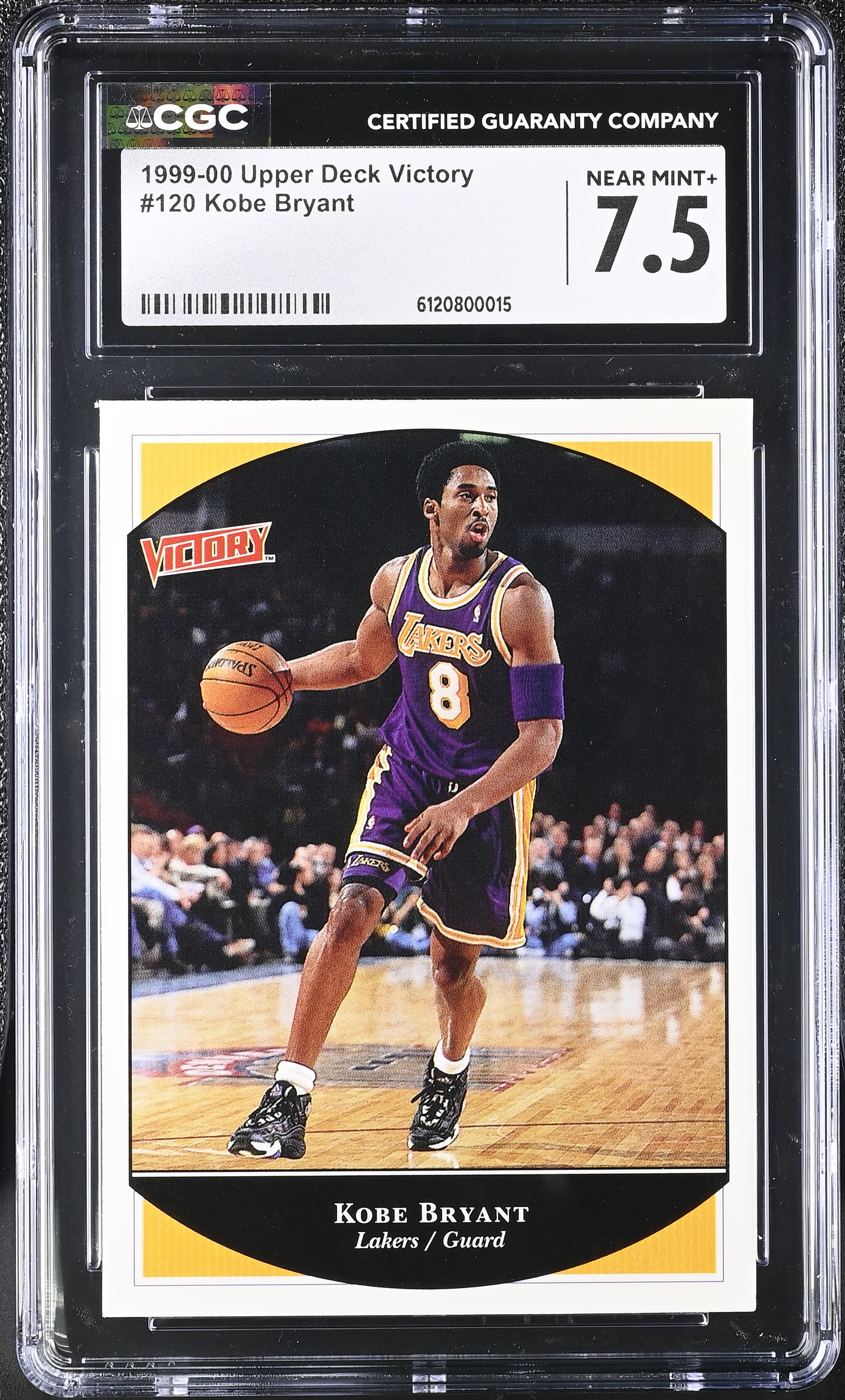 Kobe Bryant 1999-00 Upper Deck Victory #120 (CGC 7.5) at PristineAuction.com Kobe Bryant 1999-00 Upper Deck Victory #120 (CGC 7.5) at PristineAuction.com