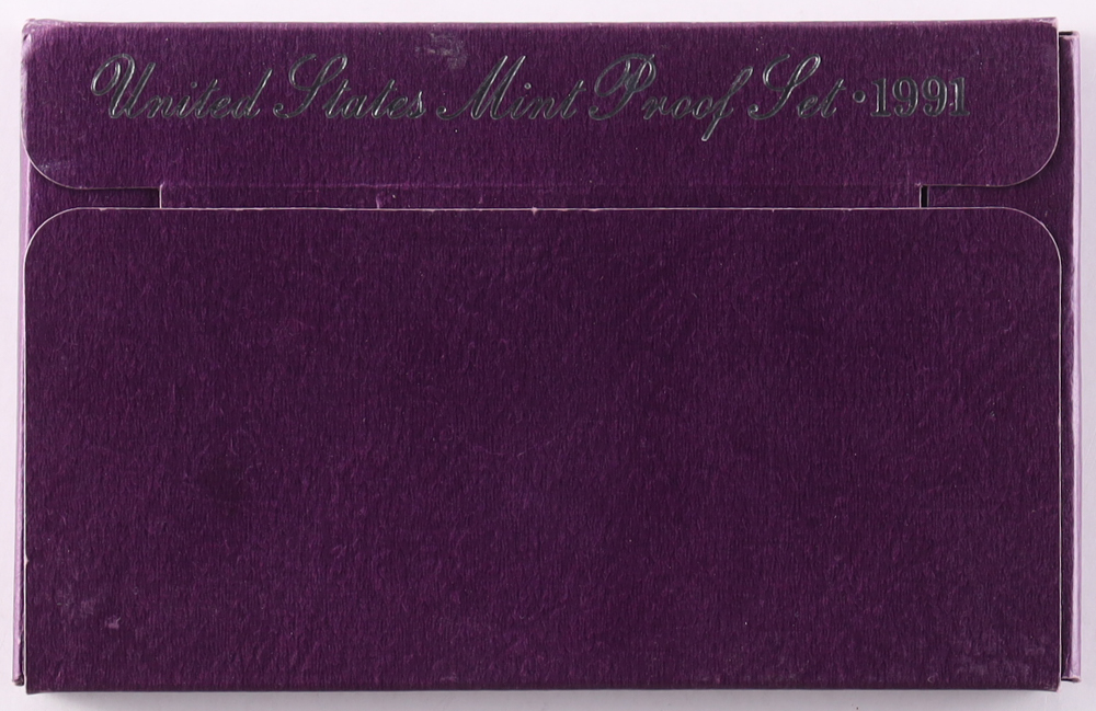 1991 United States Mint Proof Set with (5) Coins at PristineAuction.com 1991 United States Mint Proof Set with (5) Coins at PristineAuction.com