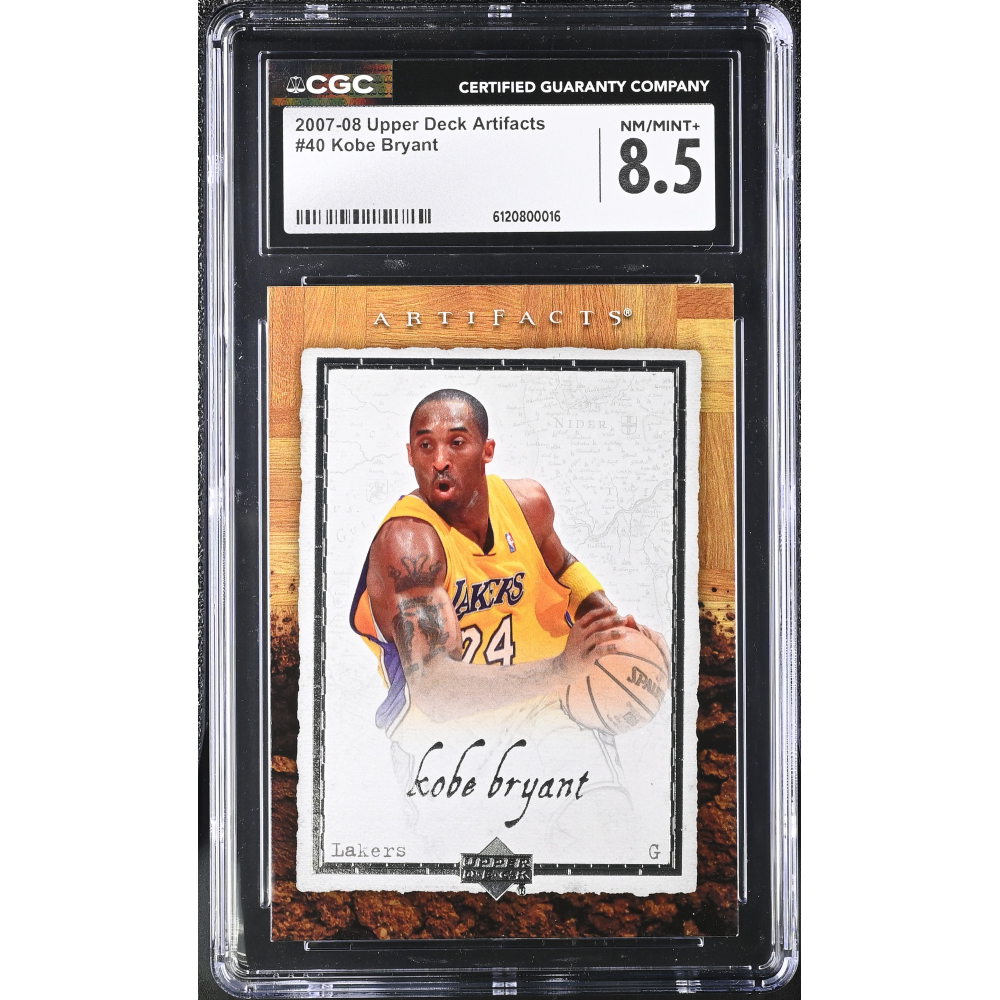 Kobe Bryant 2007-08 Artifacts #40 (CGC 8.5) at PristineAuction.com