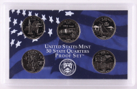 2001 United States Mint State Quarter Proof Set with (5) Coins at PristineAuction.com