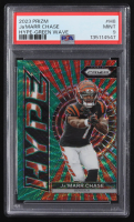 Ja'Marr Chase 2023 Panini Prizm Hype Prizms Green Wave #8 (PSA 9) at PristineAuction.com