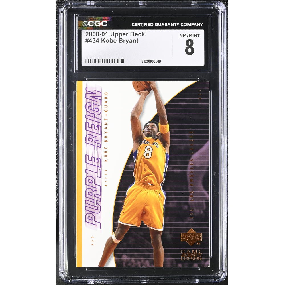 Kobe Bryant 2000-01 Upper Deck PR #434 (CGC 8) at PristineAuction.com
