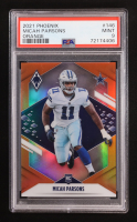 Micah Parsons 2021 Panini Phoenix Orange #146 #85/99 RC (PSA 9) at PristineAuction.com