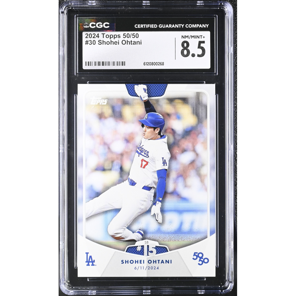 Shohei Ohtani 2024 Topps 50/50 #30 (CGC 8.5) at PristineAuction.com